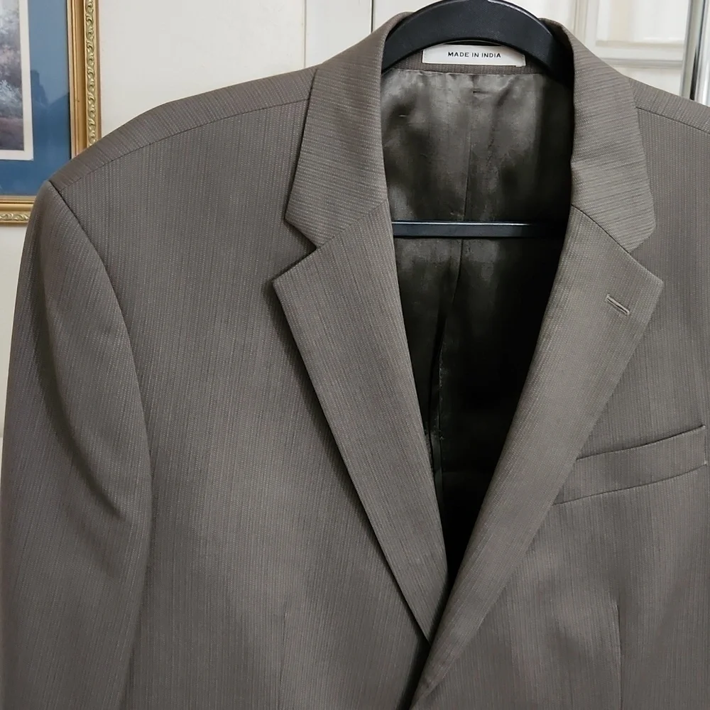 100%Wool Kenneth Cole Suite Blazer 44 / 38 Luxury Office Formal